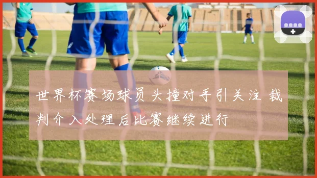 世界杯赛场球员头撞对手引关注 裁判介入处理后比赛继续进行